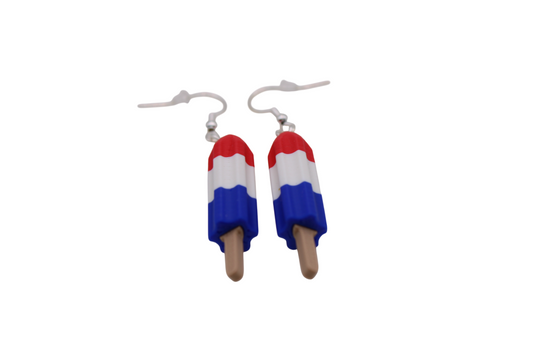 Bomb Pop Earrings - 3D Printed Earrings!