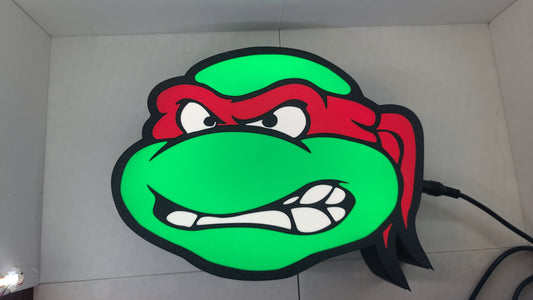 Ninja Turtle Head Lightbox