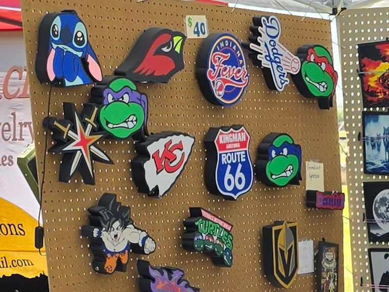 Ninja Turtle Head Lightbox