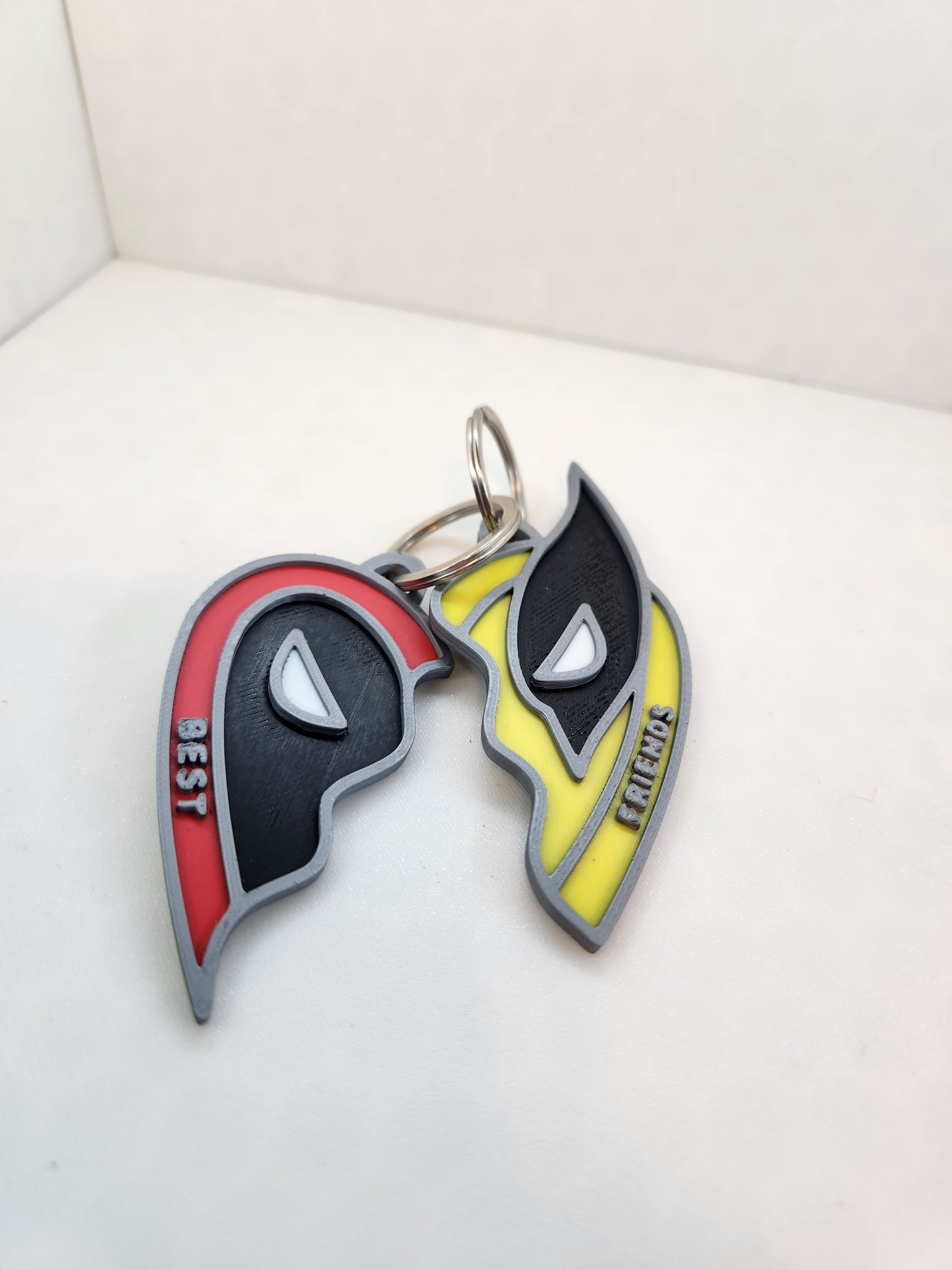 Deadpool and Wolverine keychain