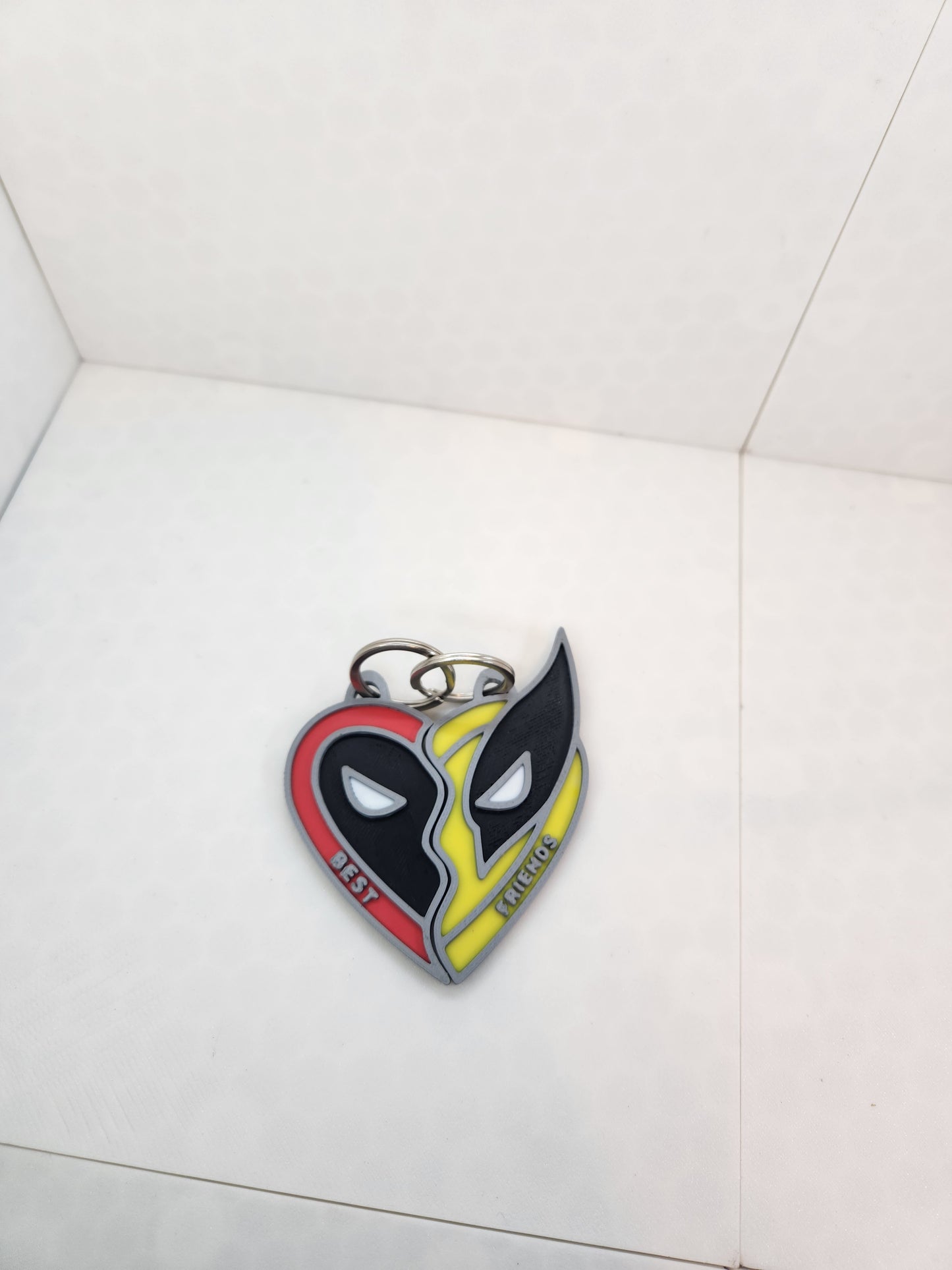 Deadpool and Wolverine keychain