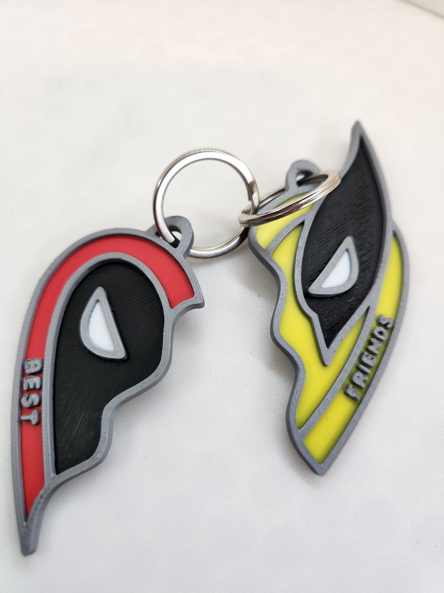 Deadpool and Wolverine keychain