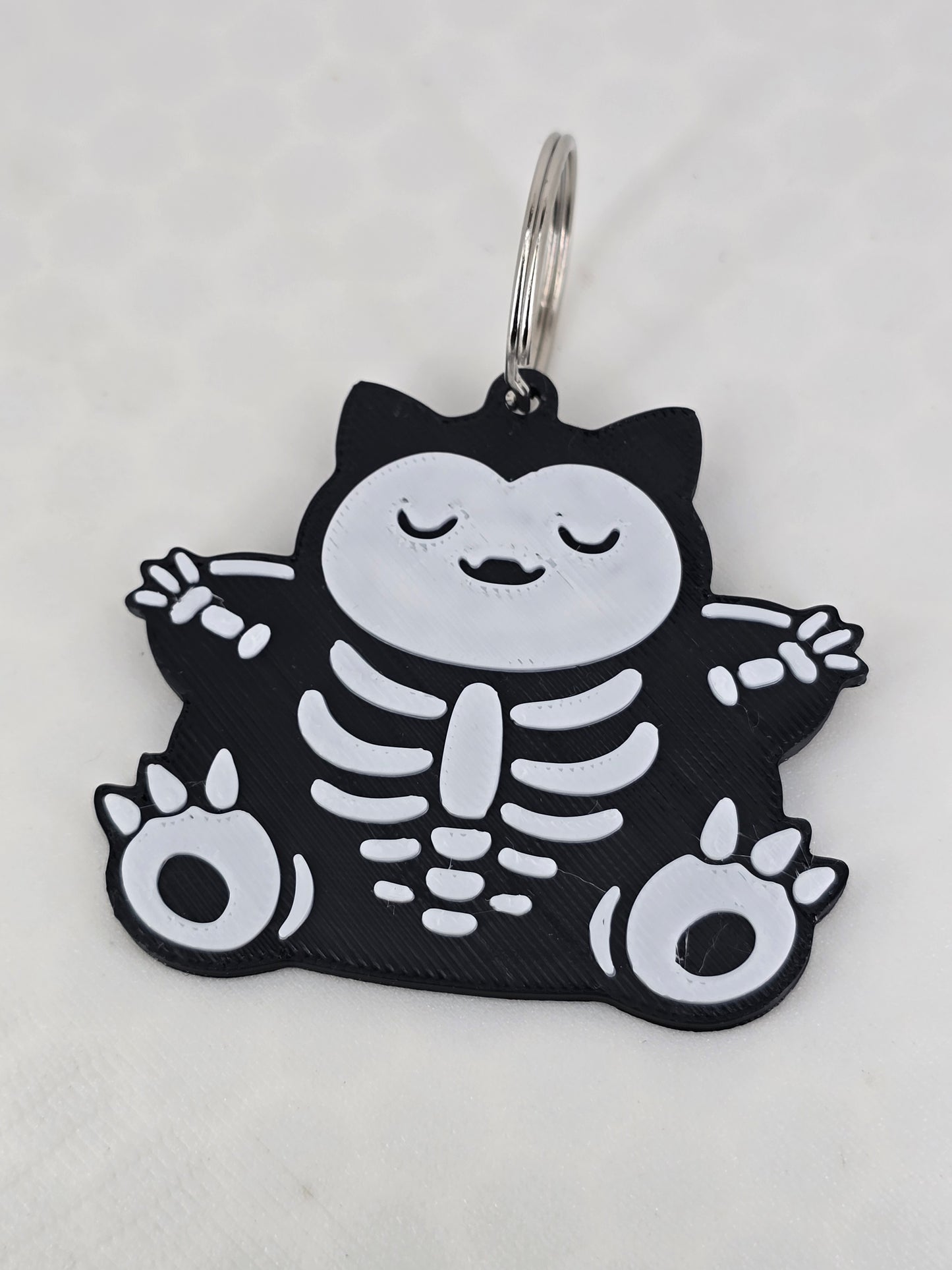 Snorlax Skelli Keychain