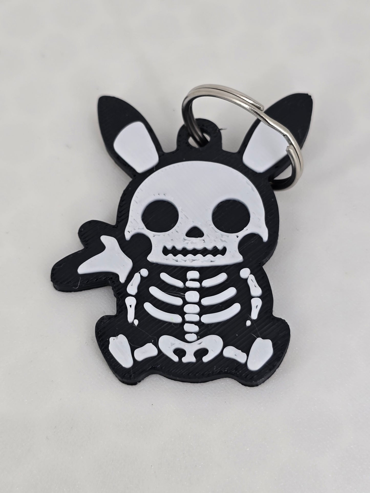 Pikachu Sitting Skelli Keychain