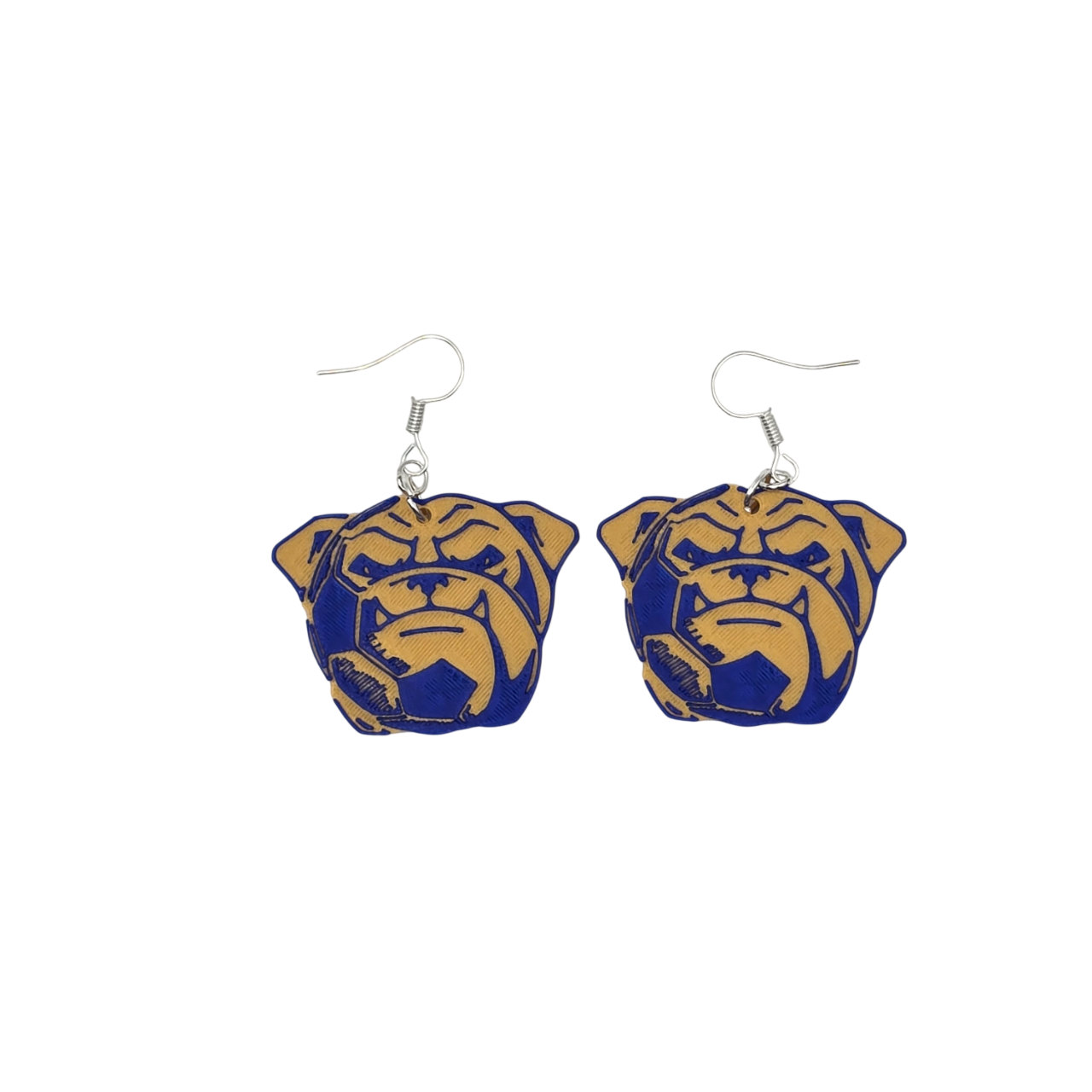 Bulldog Soccer Earrings