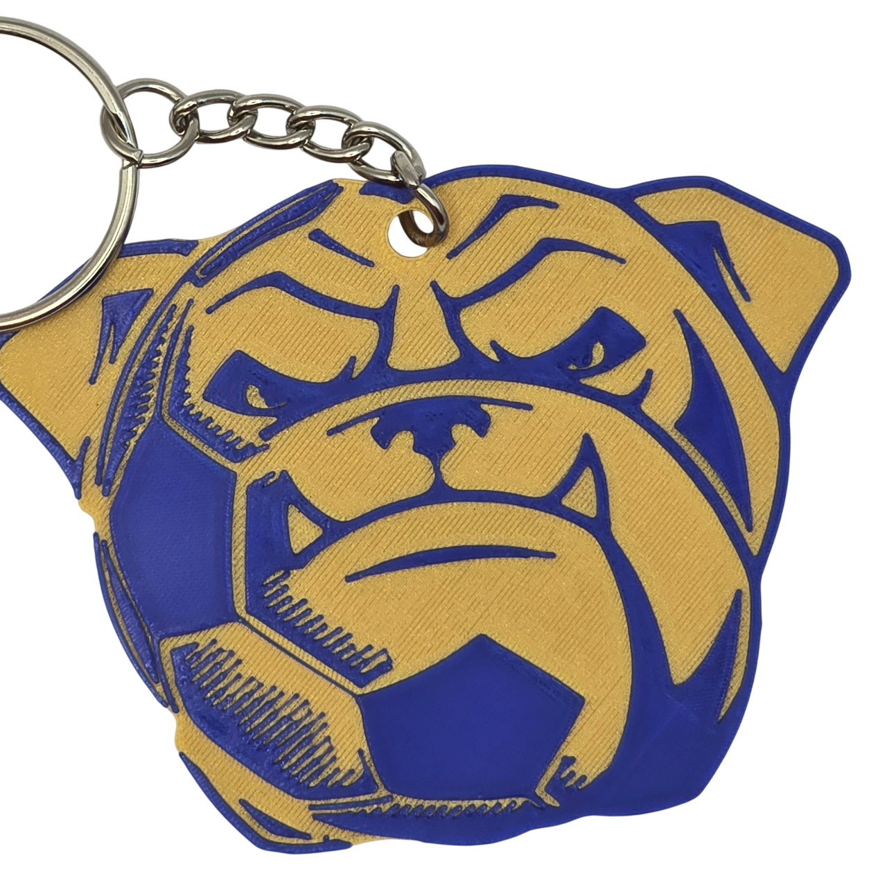 Bulldog Soccer Keychains