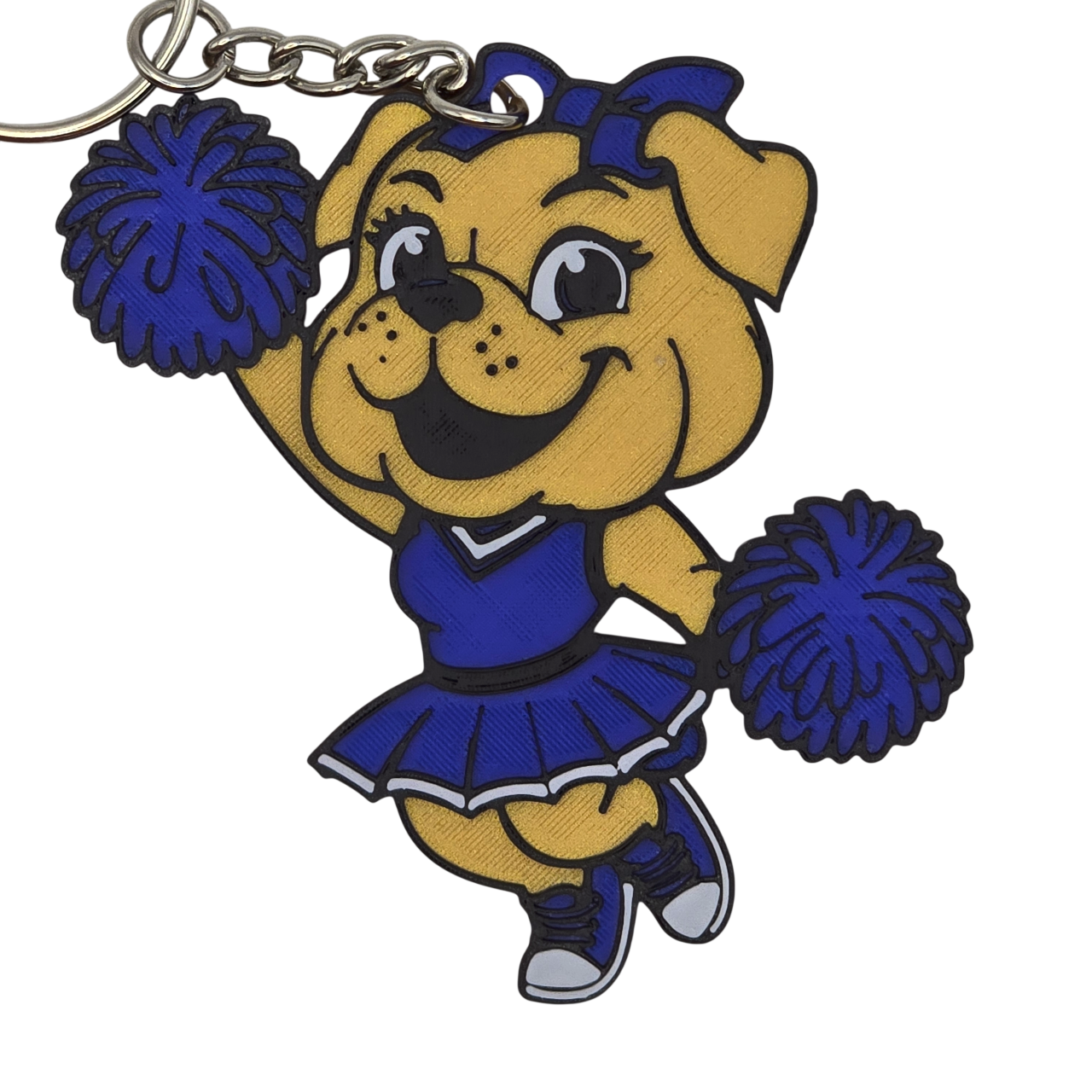 Bulldog Cheer Keychains