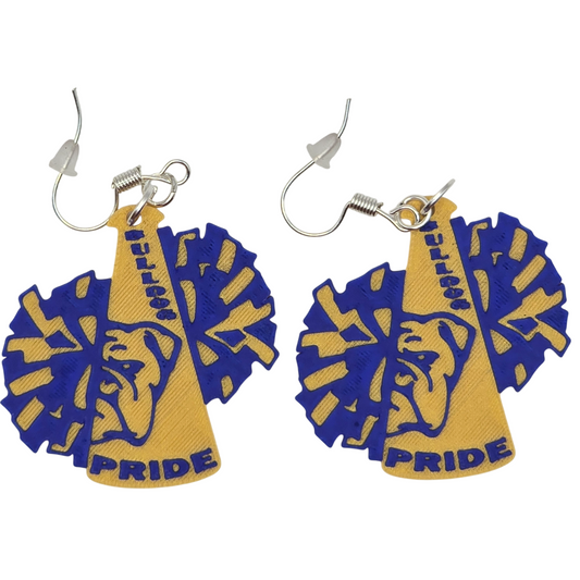 Bulldog Cheer Earrings