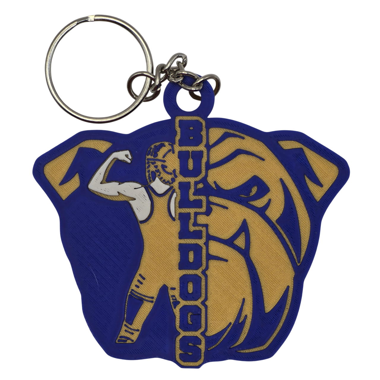 Bulldog Wrestling Keychains