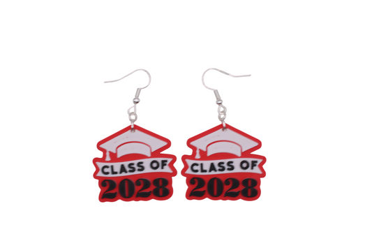 Class of 2028 Banner Earrings