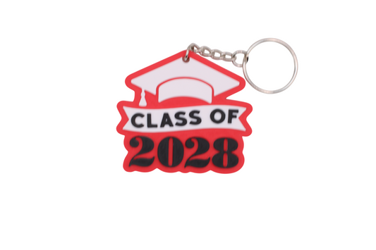 Class of 2028 Banner Keychain