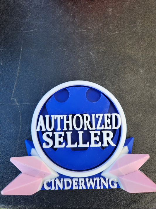 Cinderwing Authorized Seller Badge