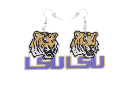 LSU Earrings - Louisiana State University