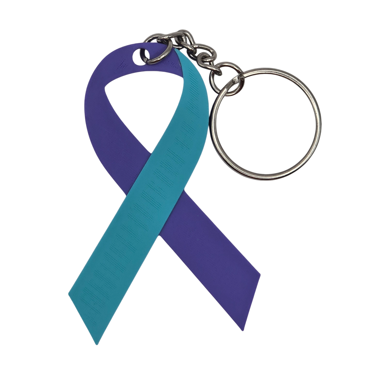 Suicide Prevention Ribbon Keychain