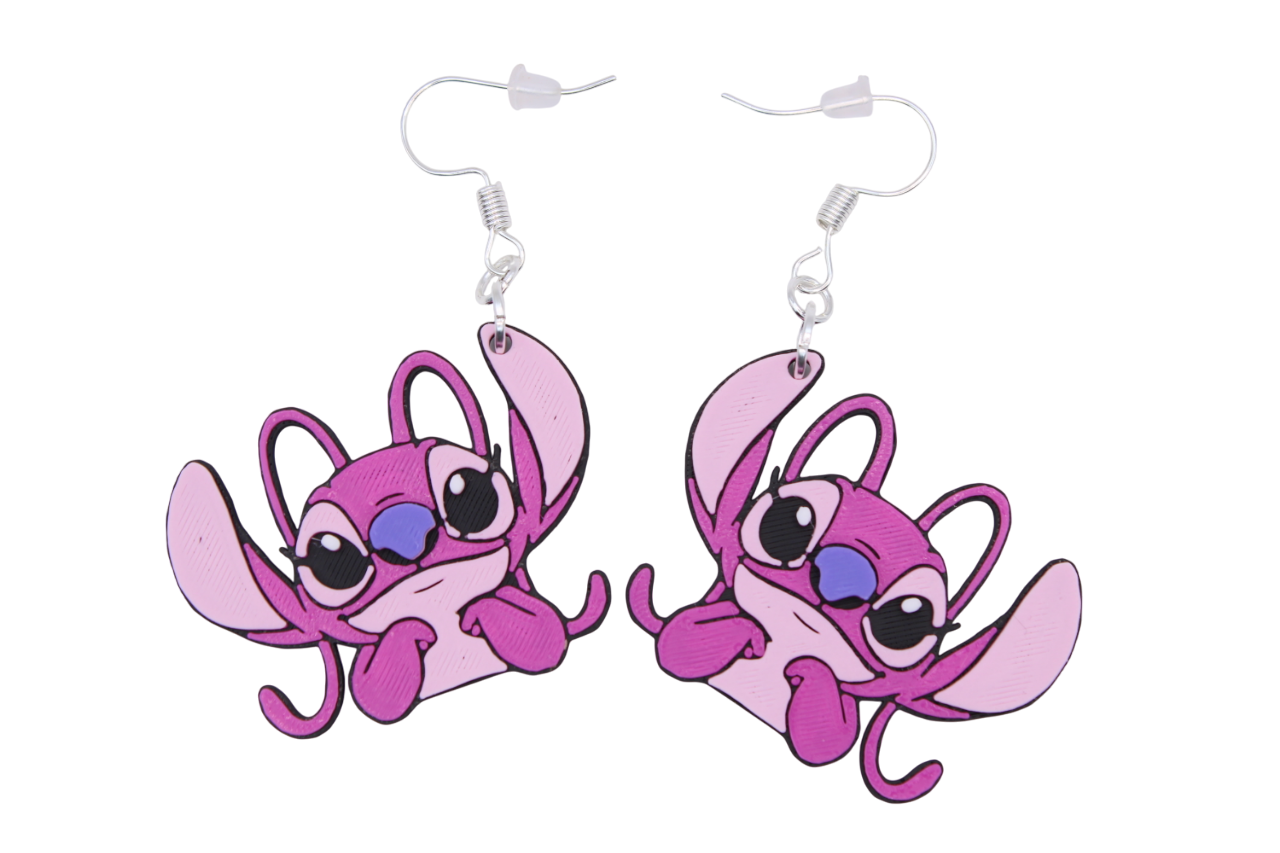 Angel Earrings - 3D Printed Earrings!