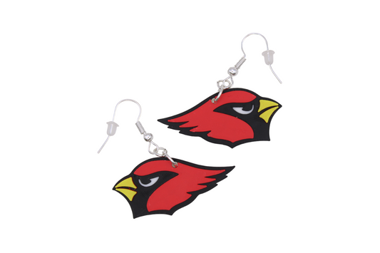Small Cardinal Dangling Earrings