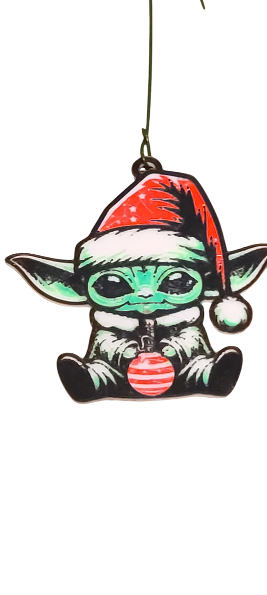 Baby Yoda Christmas Ornament