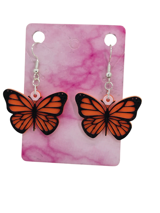Butterfly Monarch Earrings