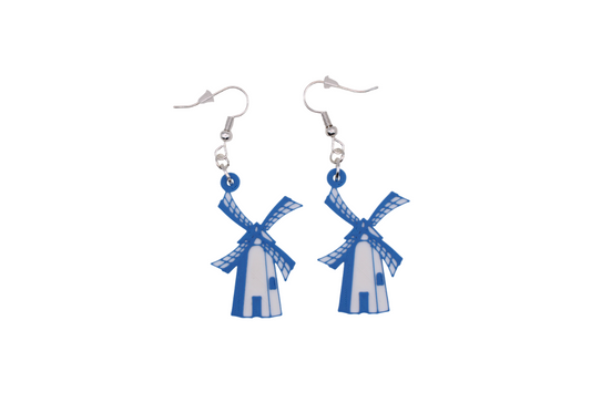 Dutch Bros Windmill Earrings