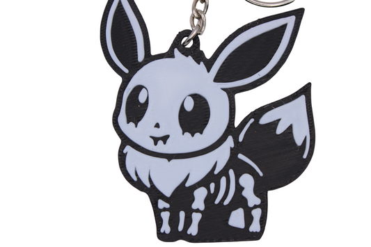 Eevee Skelli Keychain
