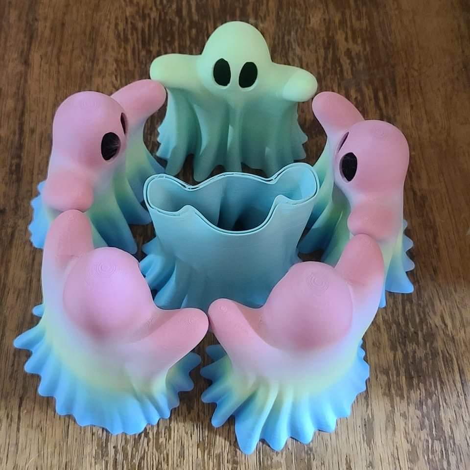 Ghost Tealight - Erratically Eccentric Creations