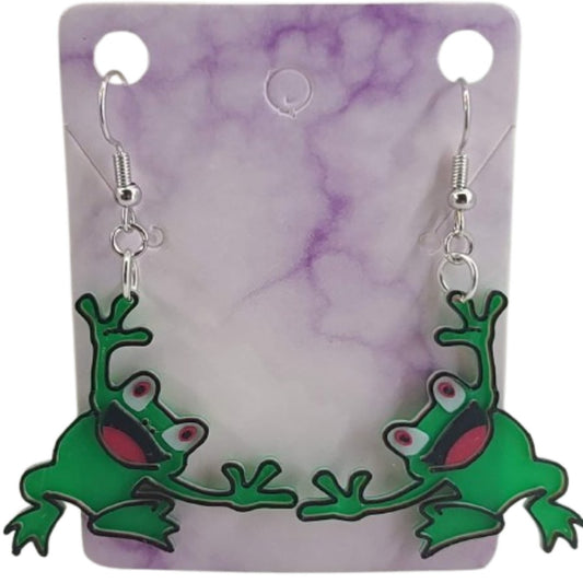 Frog Hanging Earrings