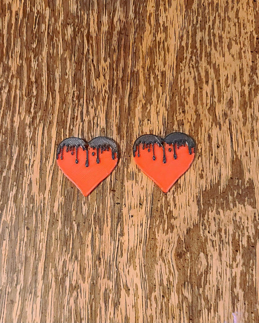 Bleeding Heart Earrings - 3D Printed Earrings!