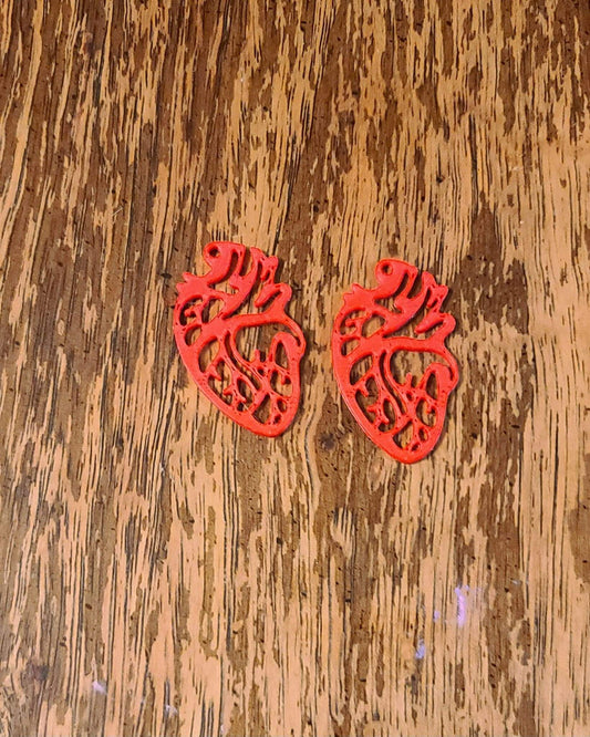 Heart Realistic Earrings