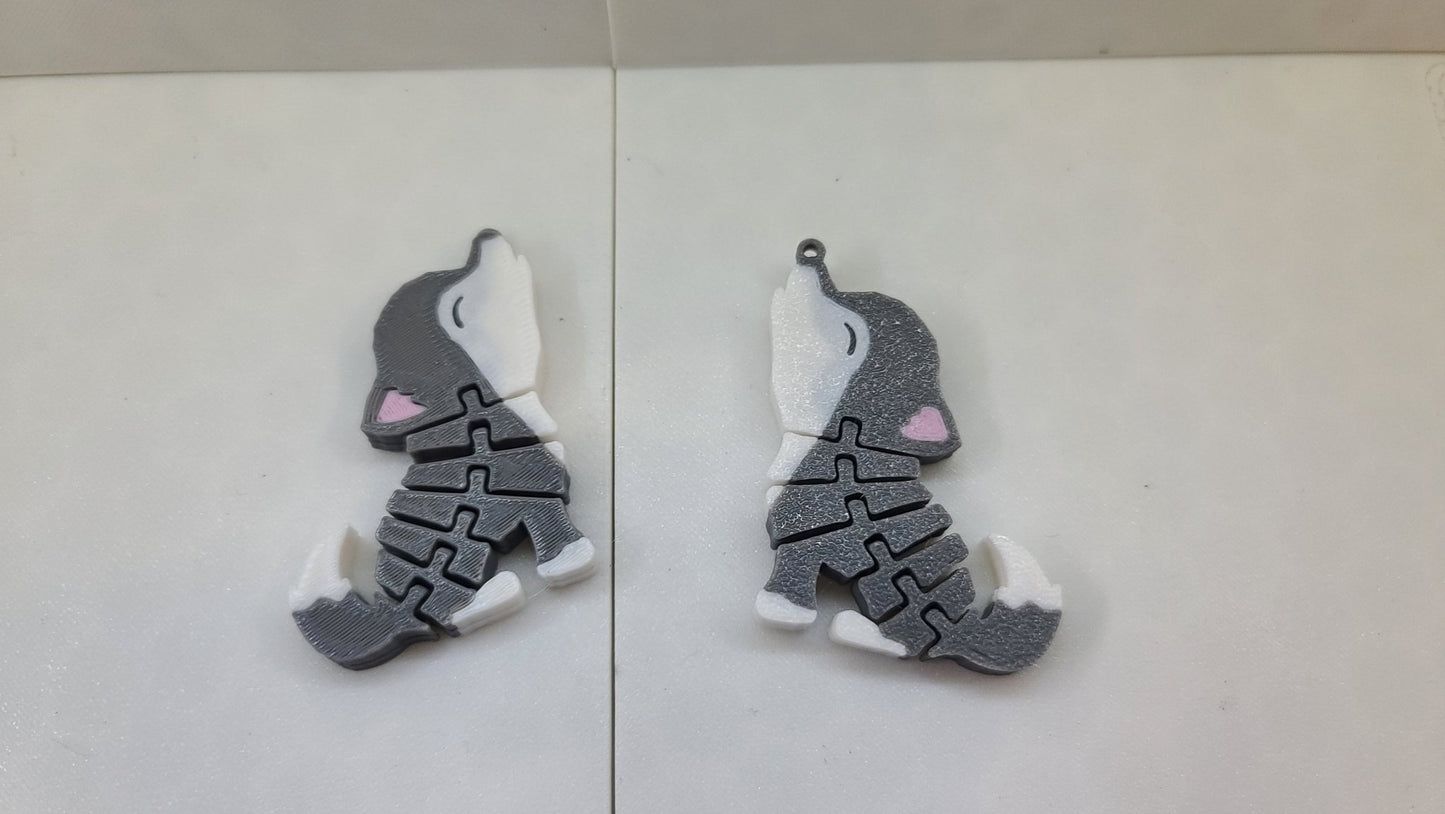 Howling Baby Wolf - Erratically Eccentric Creations