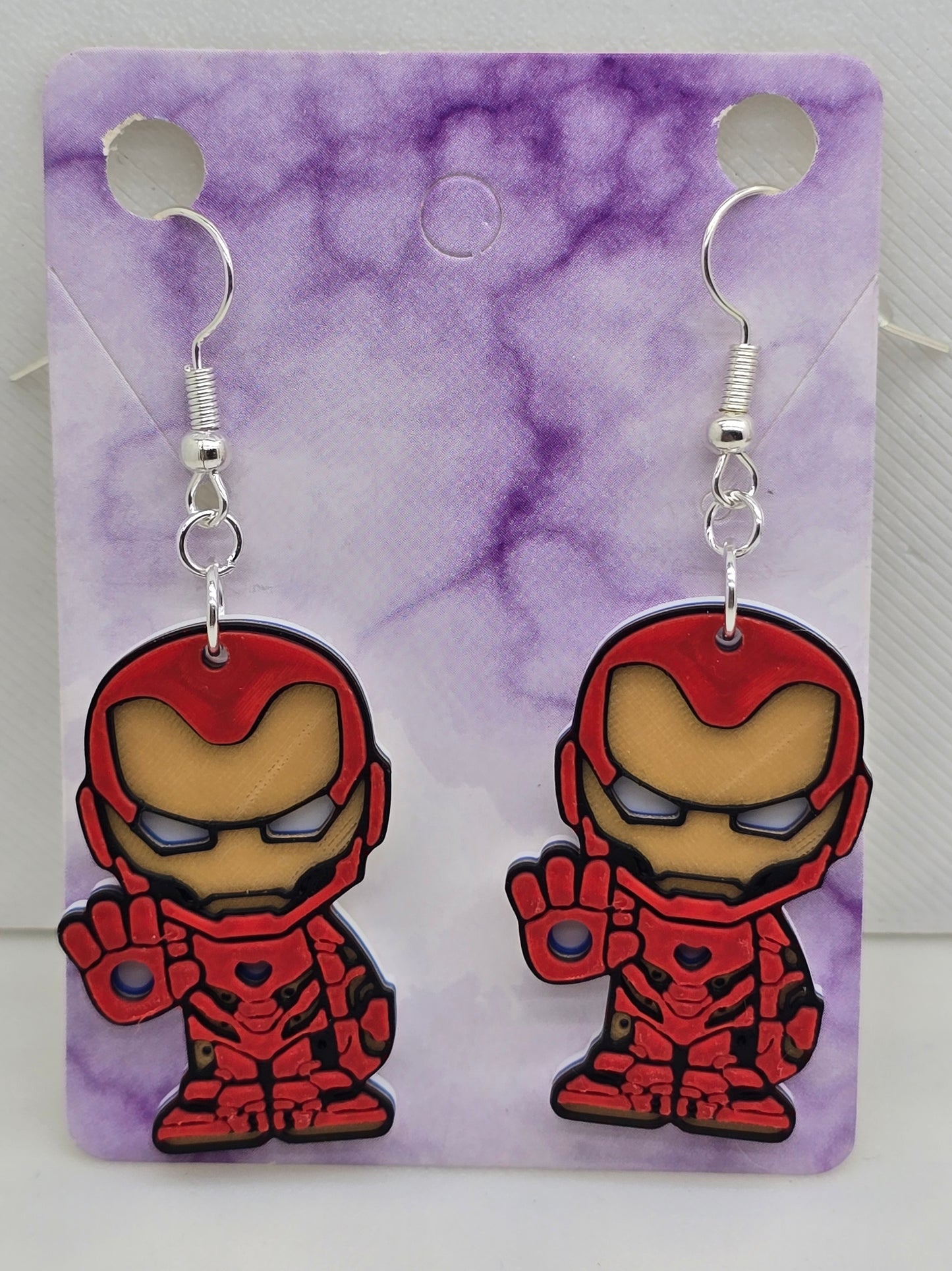 Iron Man Earrings