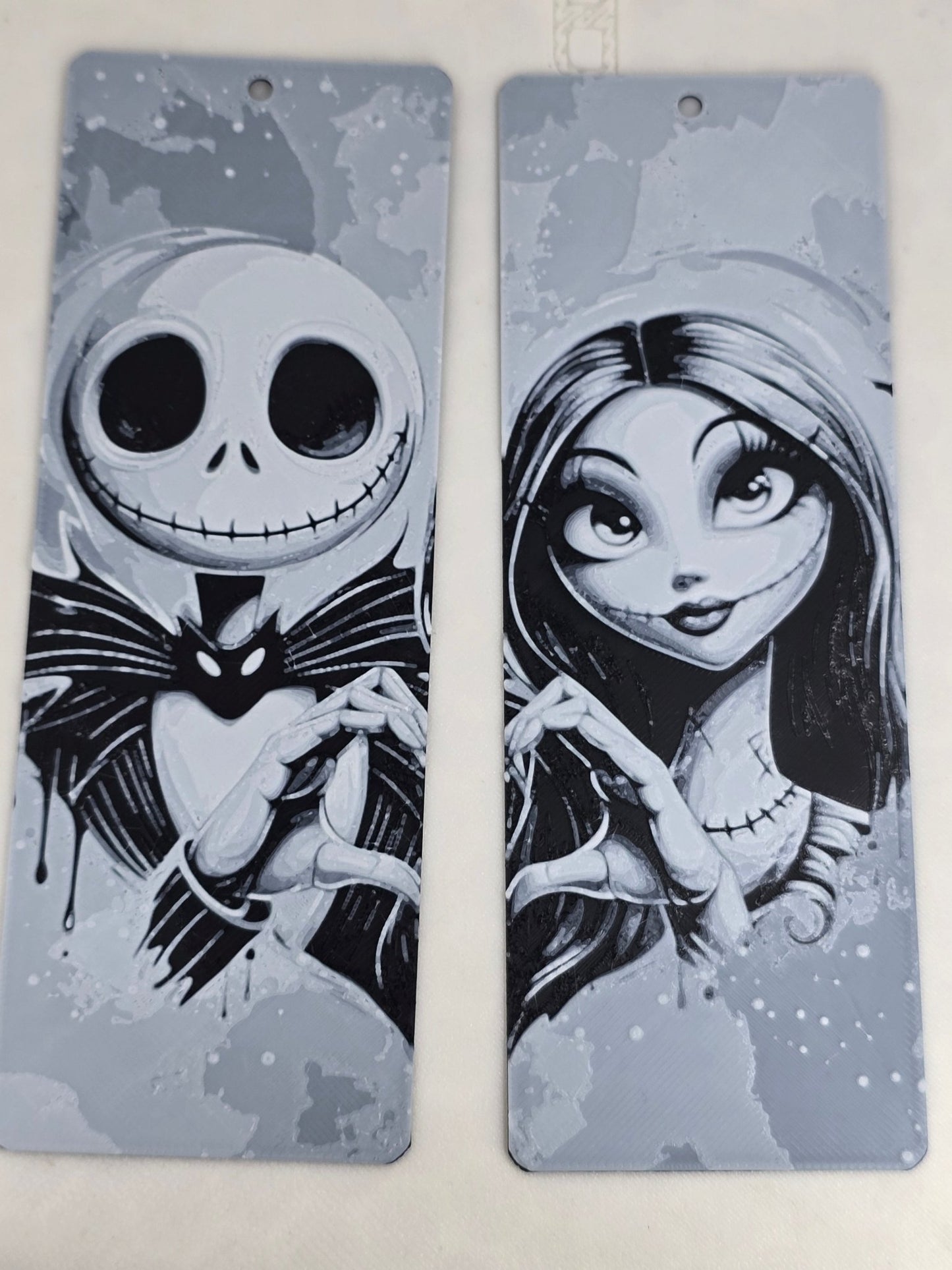 Jack and Sally Bookmarks - Erratically Eccentric Creations