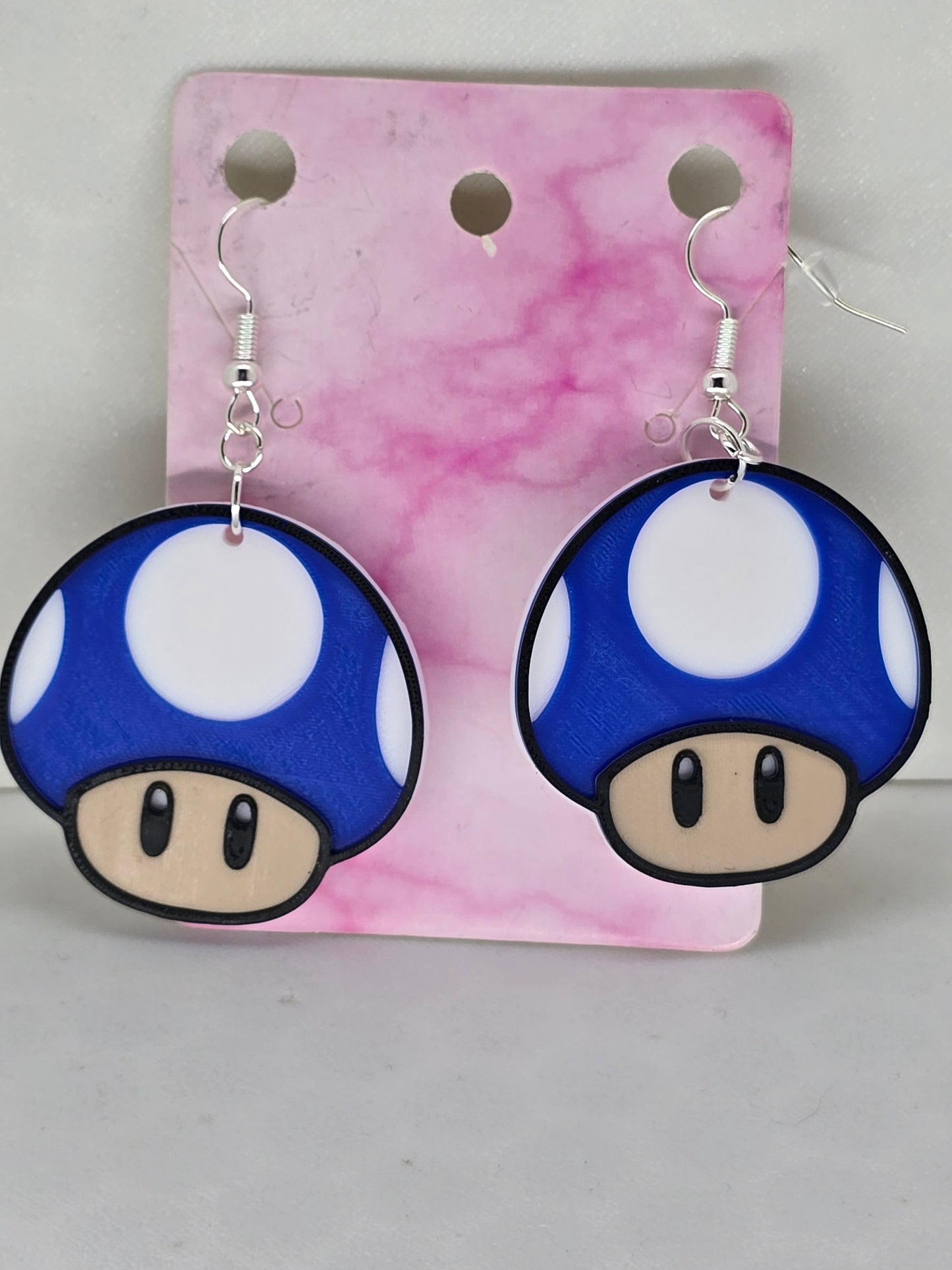 Gamer Mario Mushroom Earrings