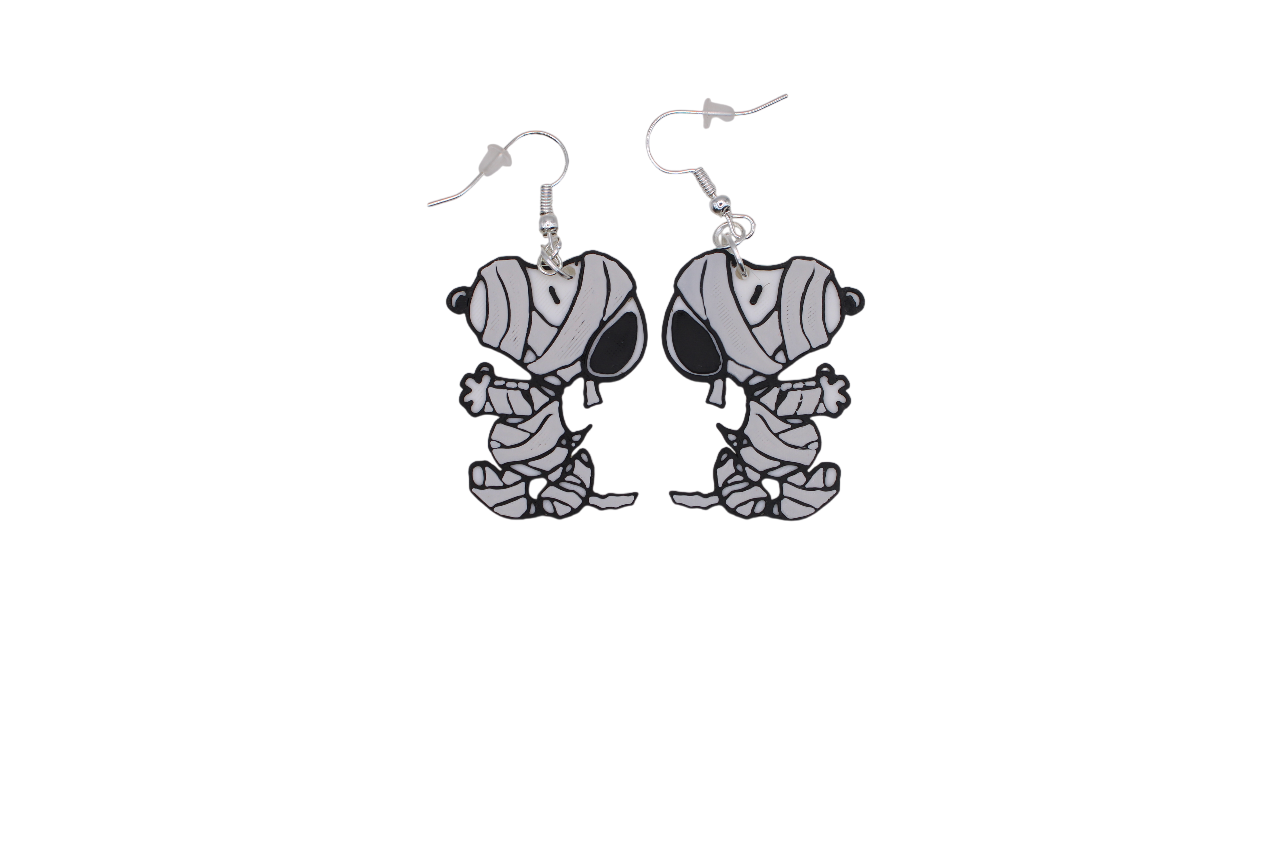 The Peanuts Pumpkins & Phantoms Collection – 3D Printed Halloween Earrings