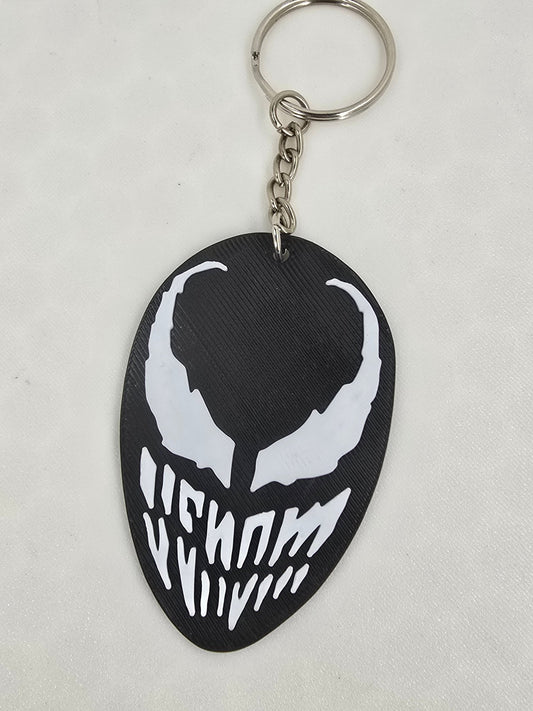 Spiderman, Venom, or Deadpool Keychain - Erratically Eccentric Creations