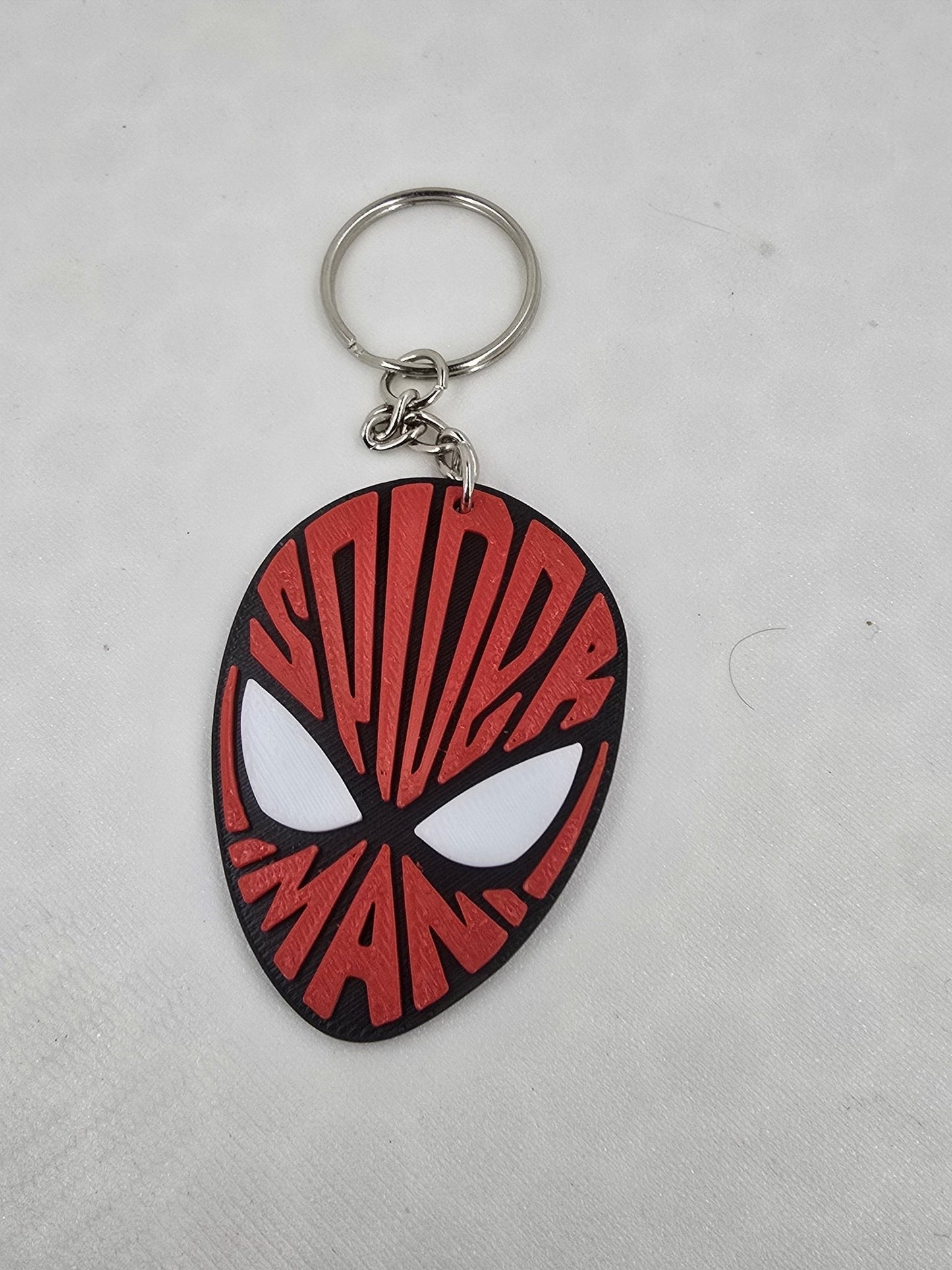 Spiderman, Venom, or Deadpool Keychain - Erratically Eccentric Creations
