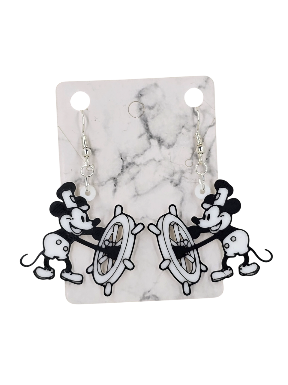 Oswald and Steamboat Willie Earrings