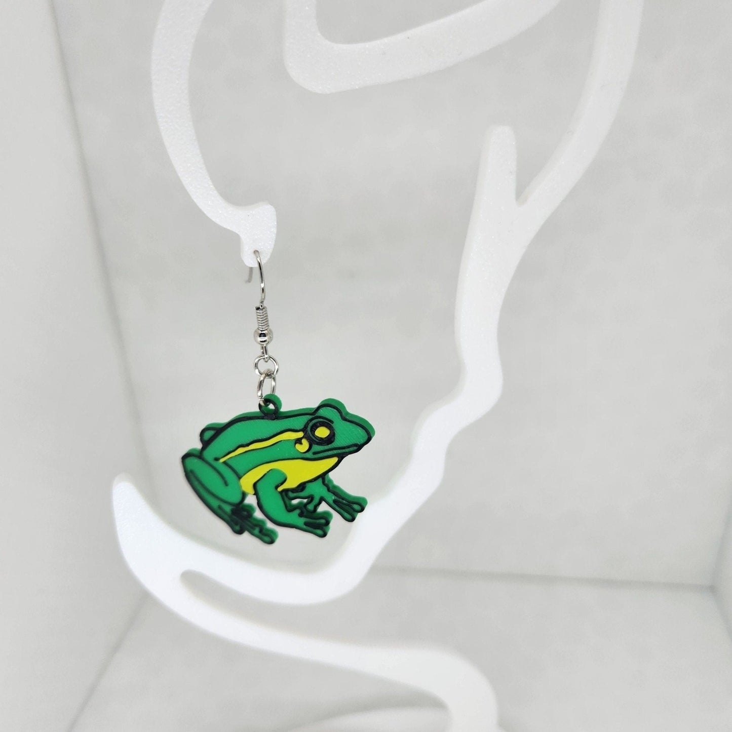 Toad Earrings - Erratically Eccentric Creations