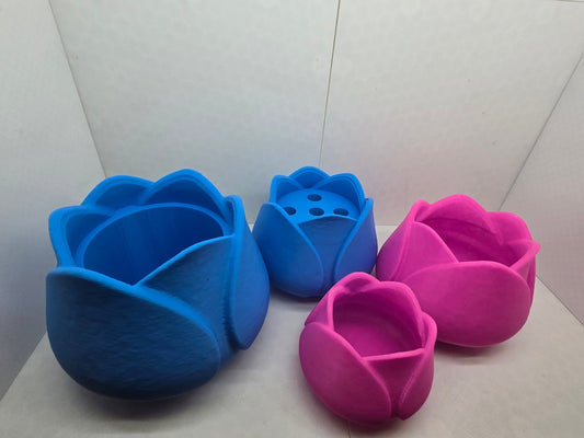 Tulip Container 3D Printed