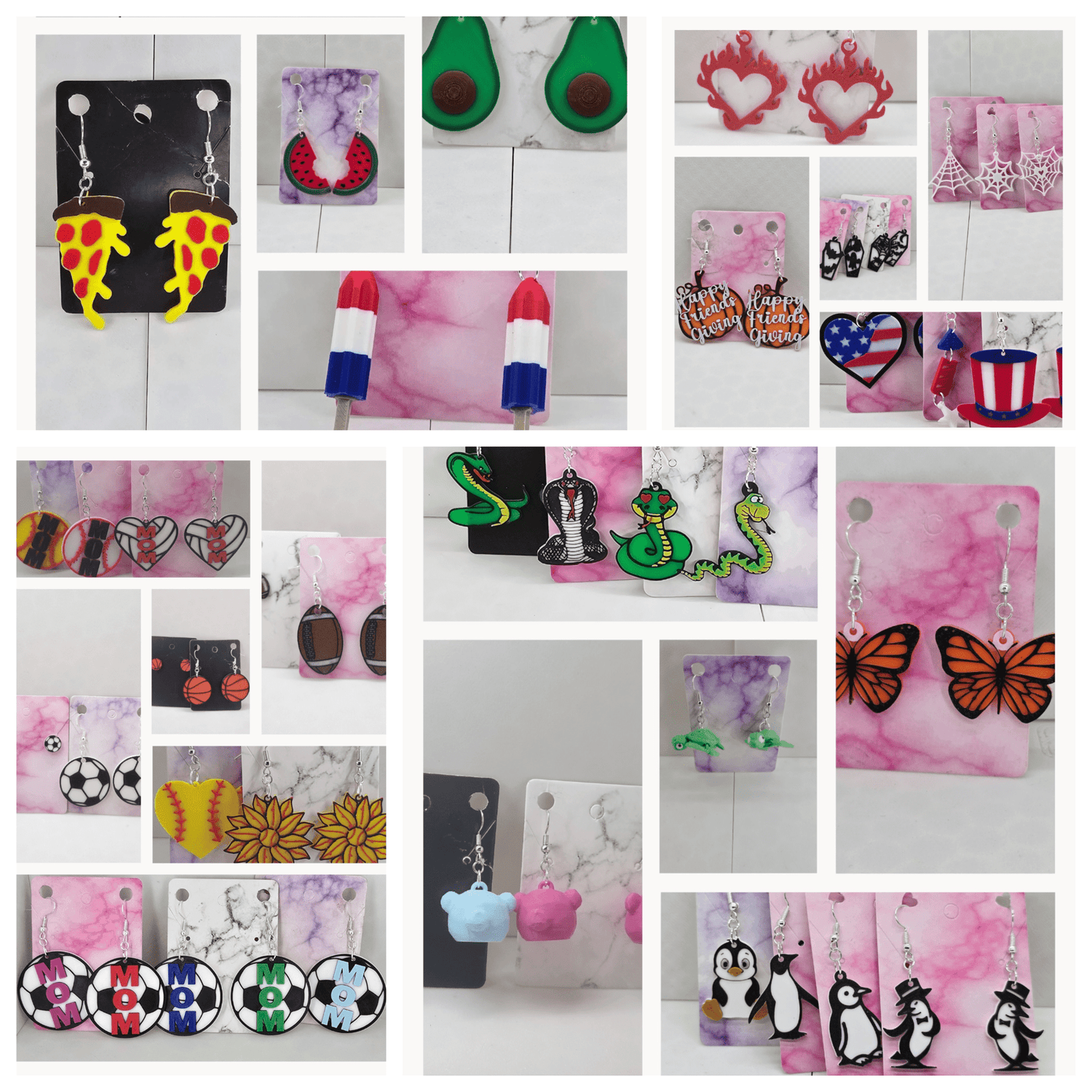 Earrings - Erratically Eccentric Creations