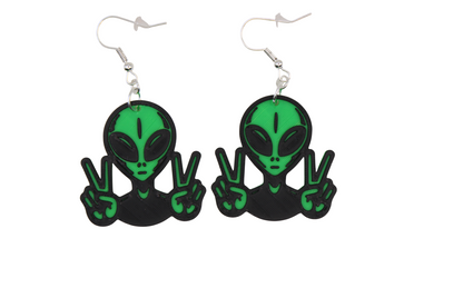 Alien Earrings