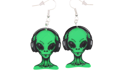 Alien Earrings