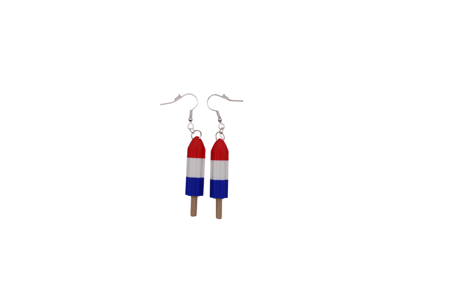 Bomb Pop Earrings - 3D Printed Earrings!