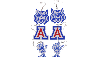 Arizona Wildcats Earrings
