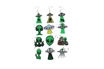 Alien Earrings
