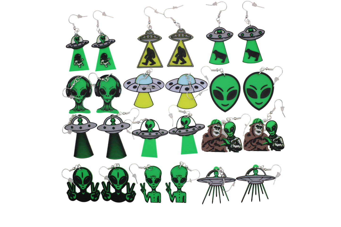 Alien Earrings