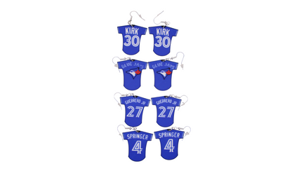 Blue Jay Jersey Earrings