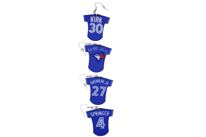 Blue Jay Jersey Earrings