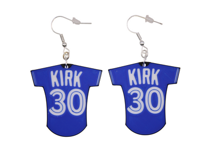 Blue Jay Jersey Earrings