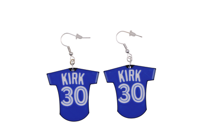 Blue Jay Jersey Earrings