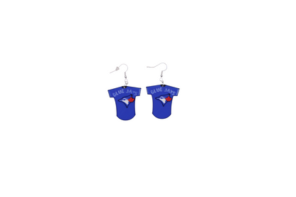 Blue Jay Jersey Earrings
